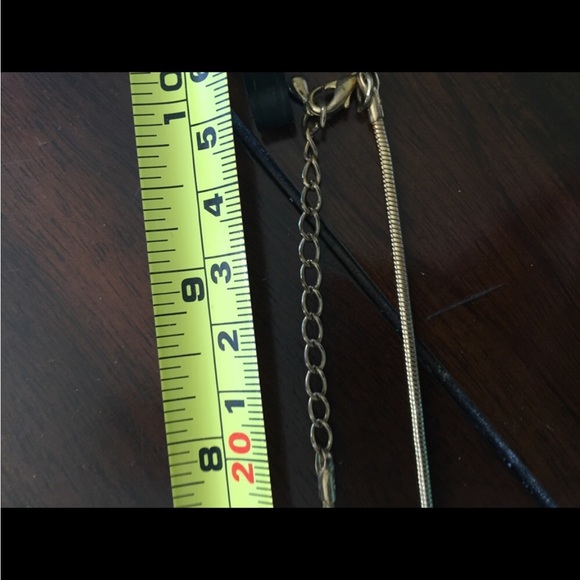 Vintage Aqua Blue Teardrop Lucite Necklace - Picture 6 of 6